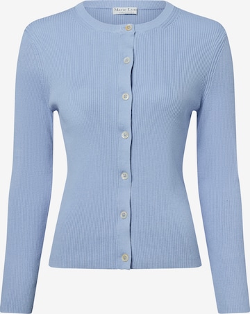 Marie Lund Strickjacke in Blau: Vorderseite