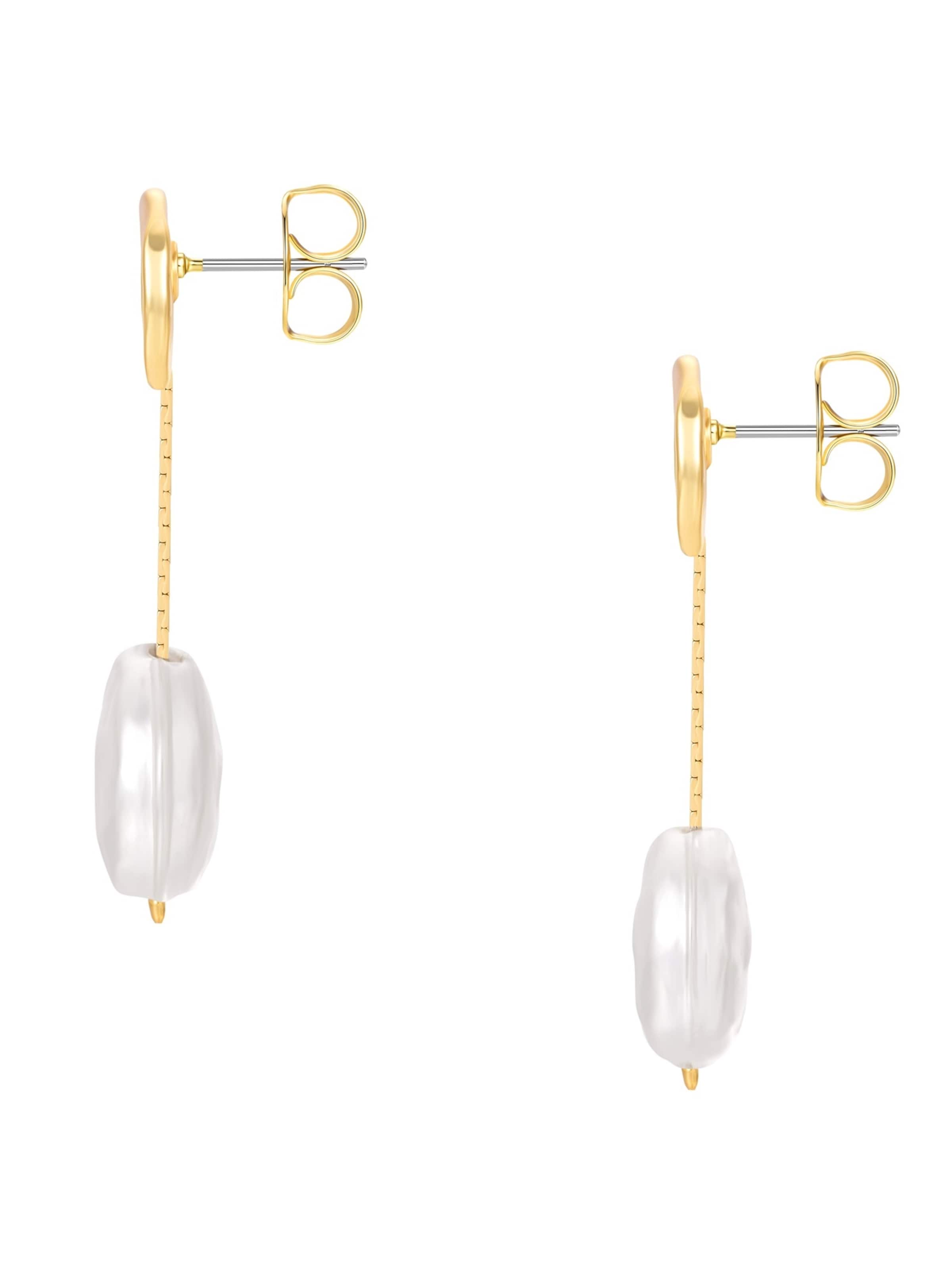 Lulu & Jane - Pendientes en blanco