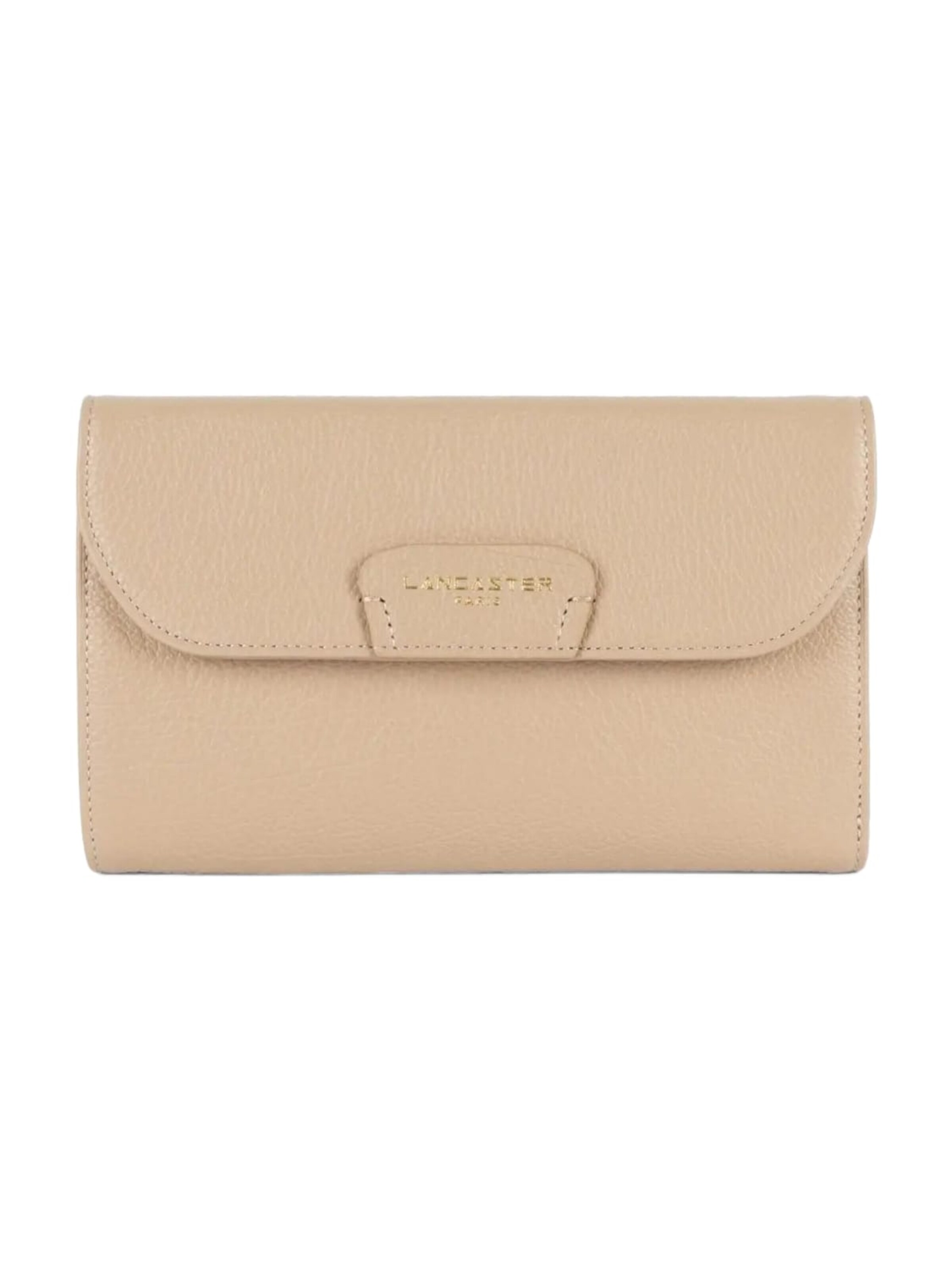 LANCASTER Paris Plånbok 'Lancaster Compagnon Dune Beige Foncé' i beige: framsida