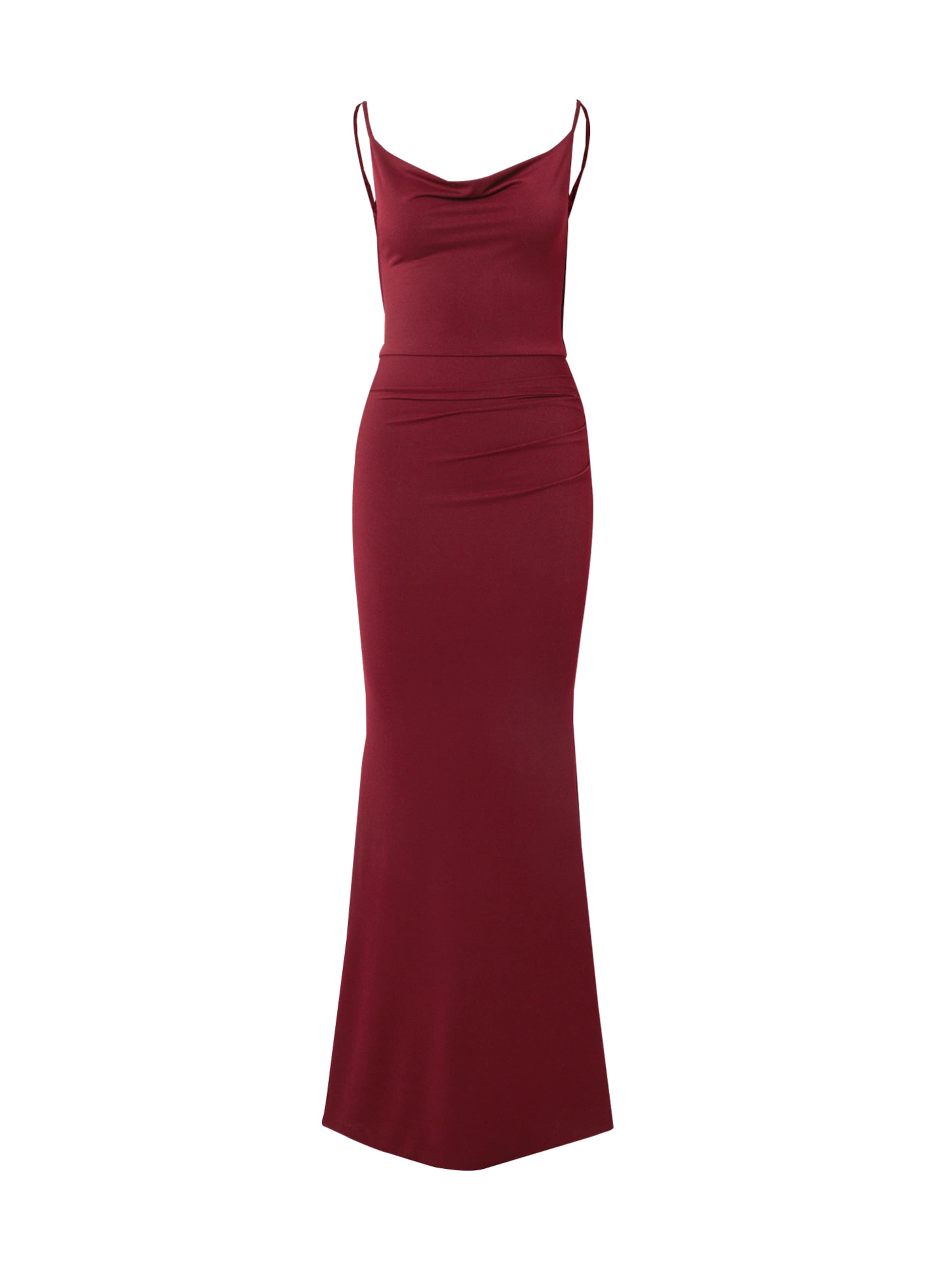 WAL G. - Vestido de noche 'TASHA' en rojo: frente
