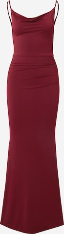 WAL G. - Vestido de noche 'TASHA' en rojo: frente