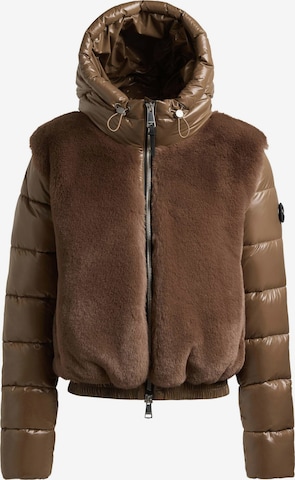 khujo Jacke 'Onika' in Bronze: Vorderseite