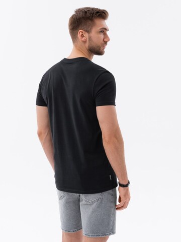 Ombre Shirt 'S1742' in Zwart