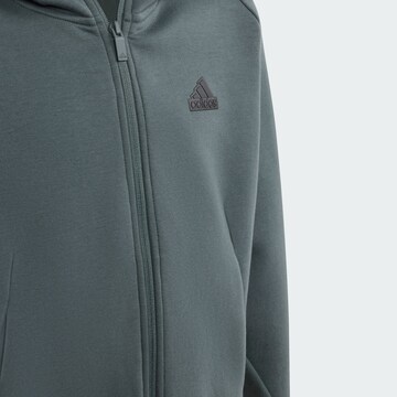 ADIDAS PERFORMANCE Athletic Zip-Up Hoodie 'Z.N.E.' in Grey