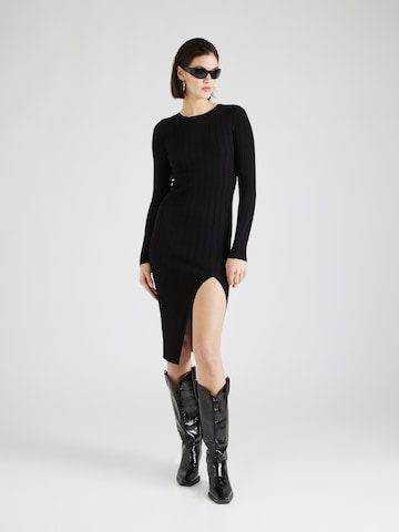 ONLY Úpletové šaty 'MEDDI' – černá: přední strana