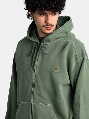 Carhartt WIP Zip-Up Hoodie 'Nelson' in Green
