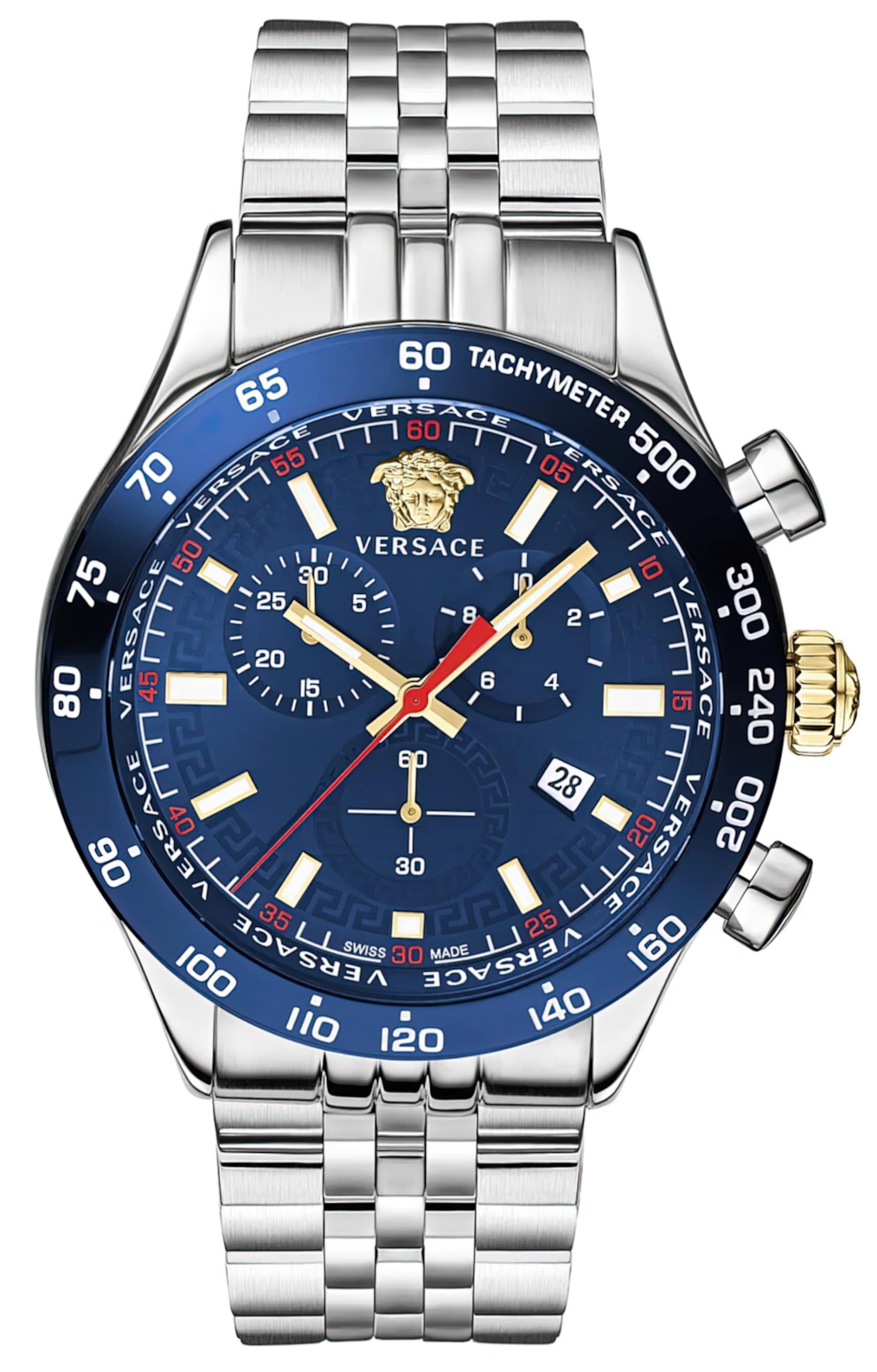 VERSACE Analog Watch 'VE2U01024' in Blue / Silver, Item view