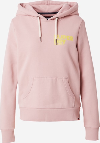 Superdry Свитшот в Ярко-розовый: спереди