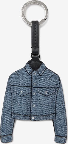 mėlyna KARL LAGERFELD JEANS Raktų laikiklis ' DENIM JACKET ': priekis