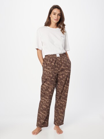 Calvin Klein Underwear Pyjamas i brun: framsida