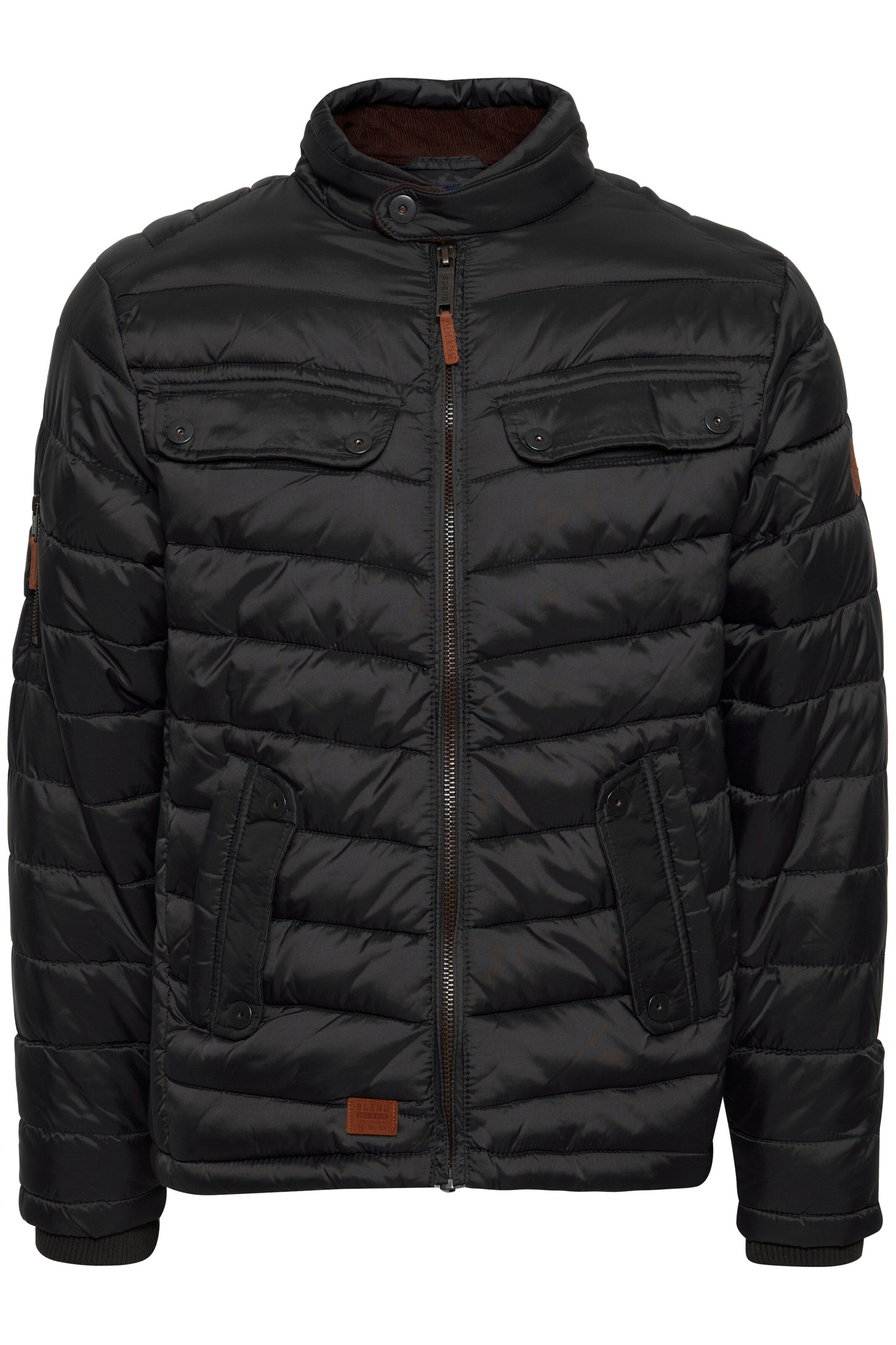 BLEND Übergangsjacke  'Camaro' in Grau: Vorderseite