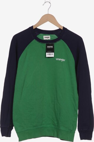 WRANGLER Sweatshirt & Zip-Up Hoodie in M in Green: front