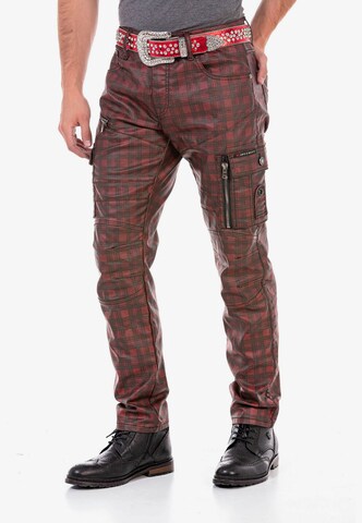 CIPO & BAXX Regular Jeans in Rot