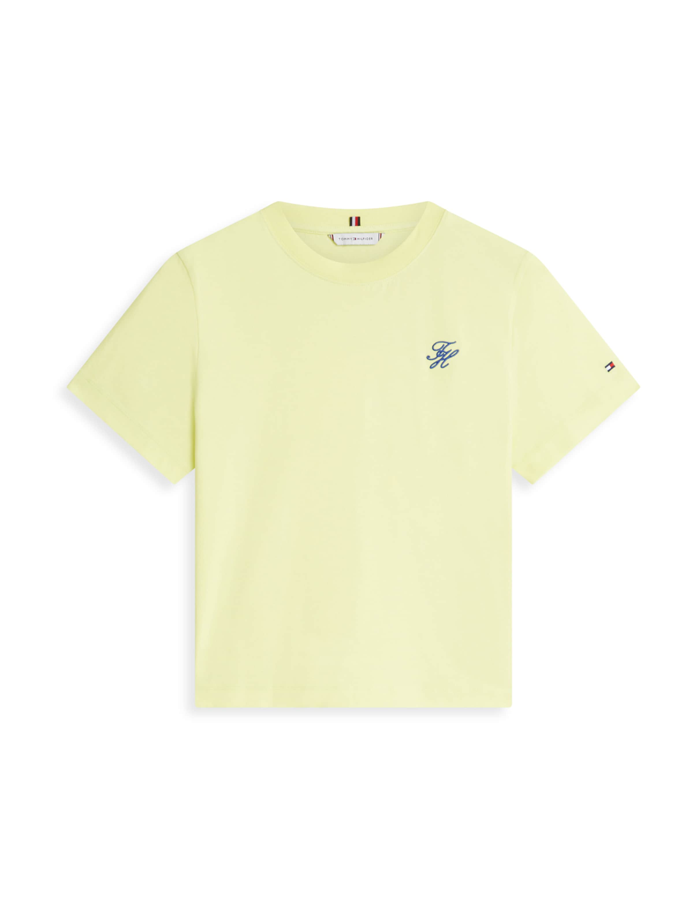 TOMMY HILFIGER T-Shirt in navy / royalblau / gelb / rot, Produktansicht