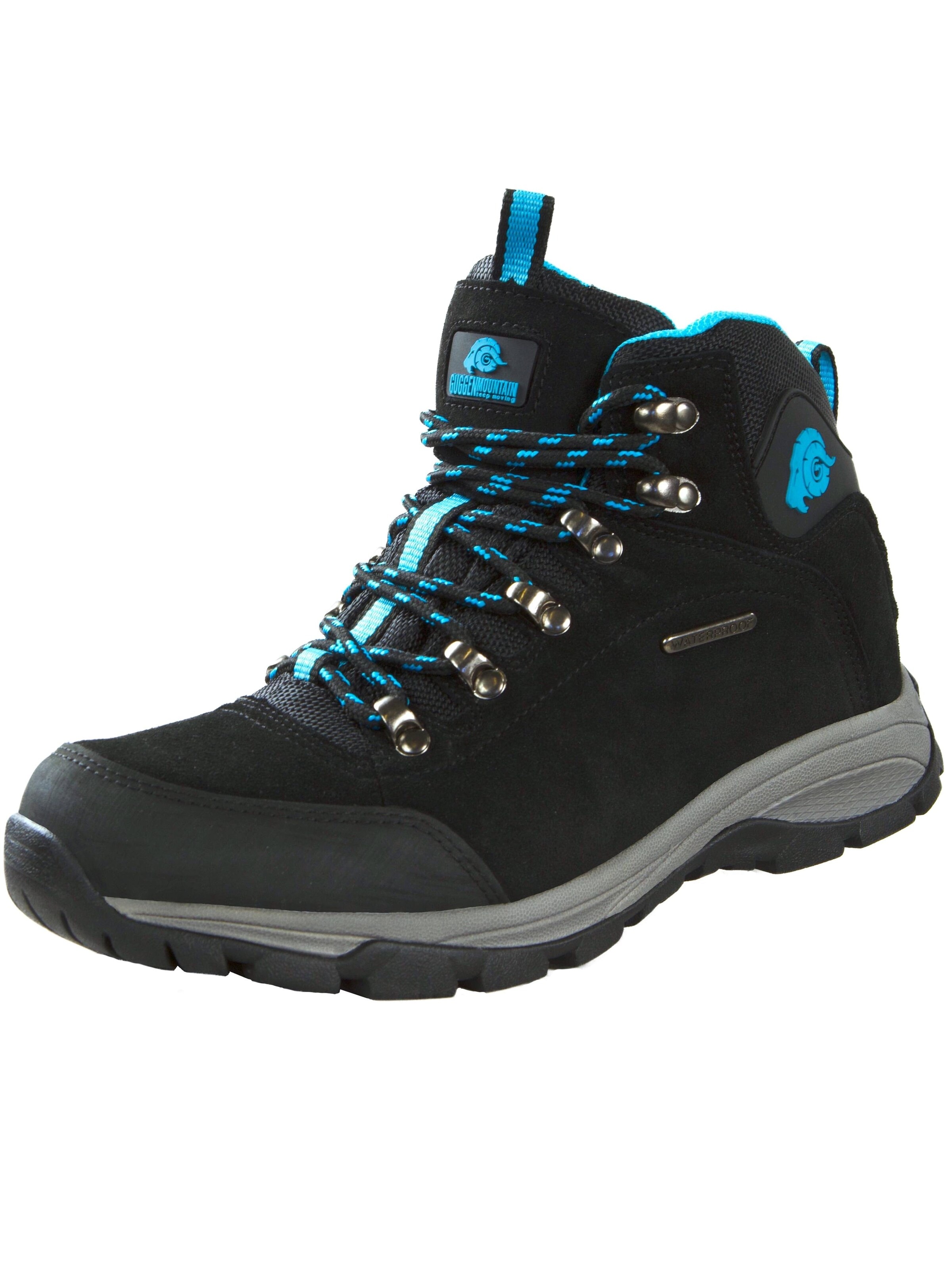 Bottes à lacets 'M014' Guggen Mountain en bleu : devant