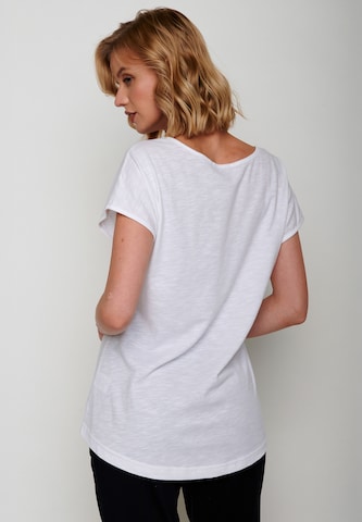 GREENBOMB Shirt 'Animal Bird Fine' in White
