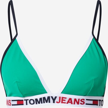 Tommy Hilfiger Underwear Góra bikini w kolorze zielony: przód