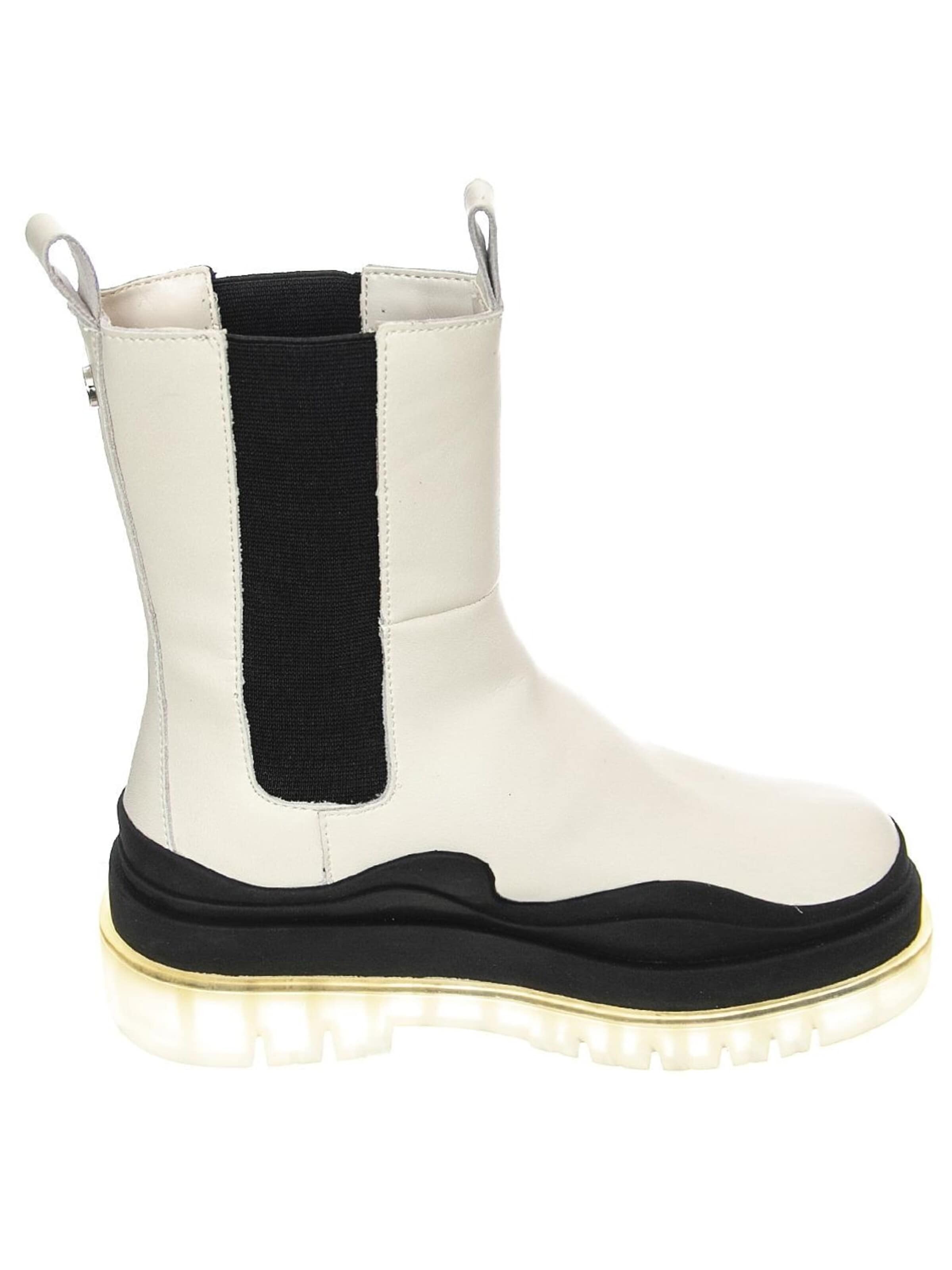 STEVE MADDEN Kozaki 'Womens Challenger White Bone Boots' w kolorze biały