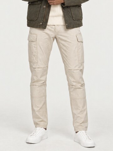 yazubi Regular Cargo Pants 'Jayden' in Beige