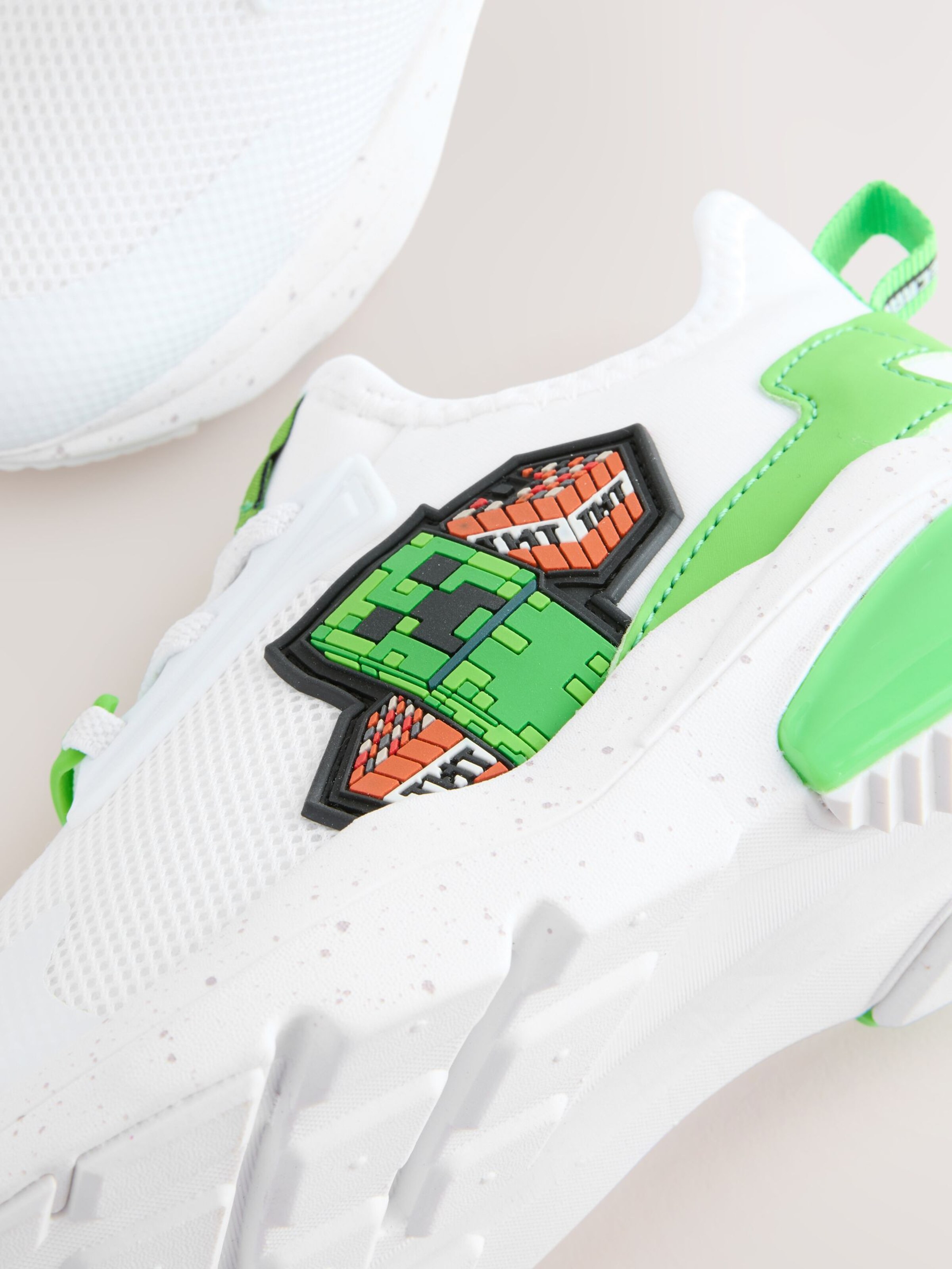 Next Sneaker 'Minecraft' pe Alb | ABOUT YOU