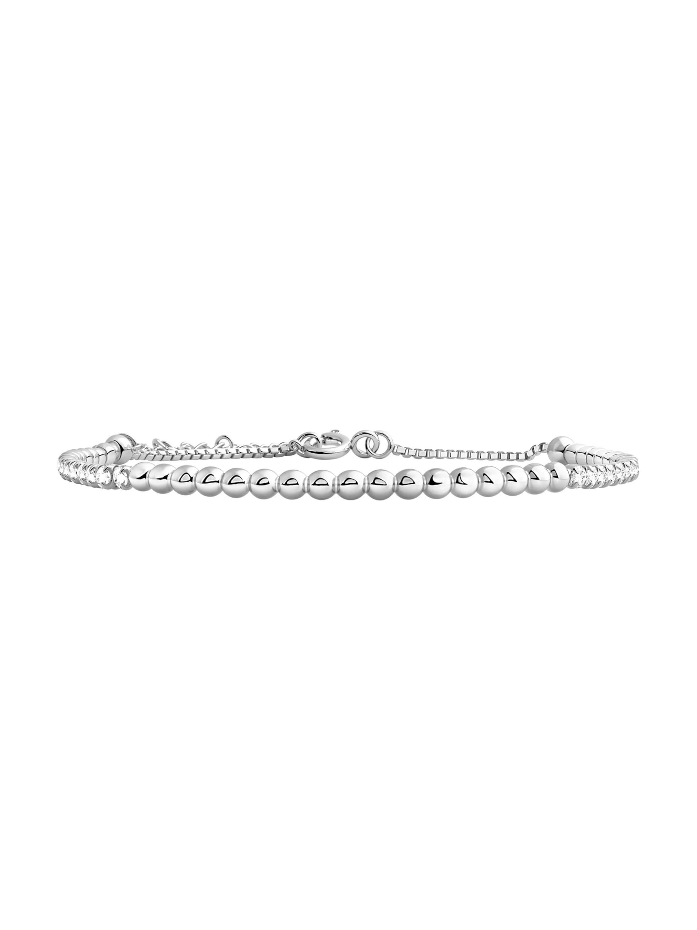 Sofia Milani Armband 'Ball'‌‌ in Silber: Vorderseite