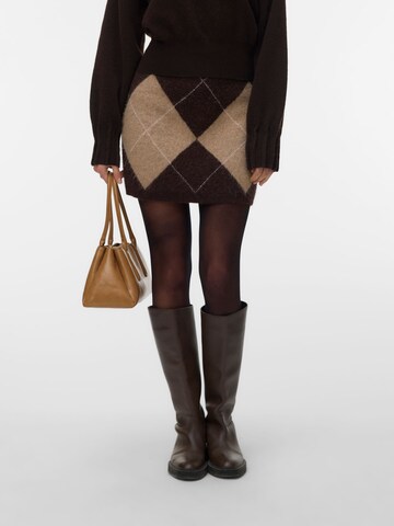 VERO MODA Nederdel i brun