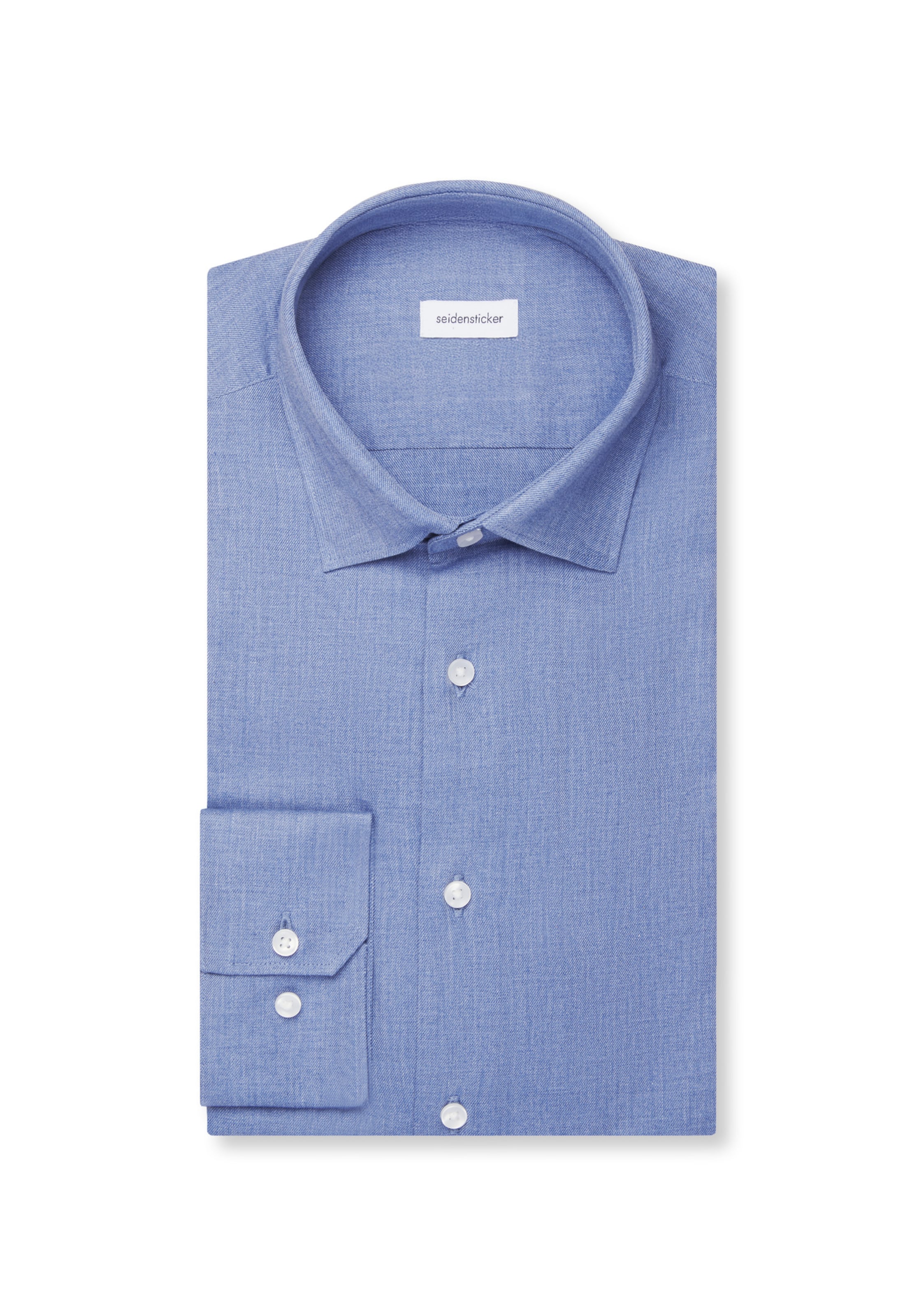 SEIDENSTICKER Slim Fit Hemd in Blau