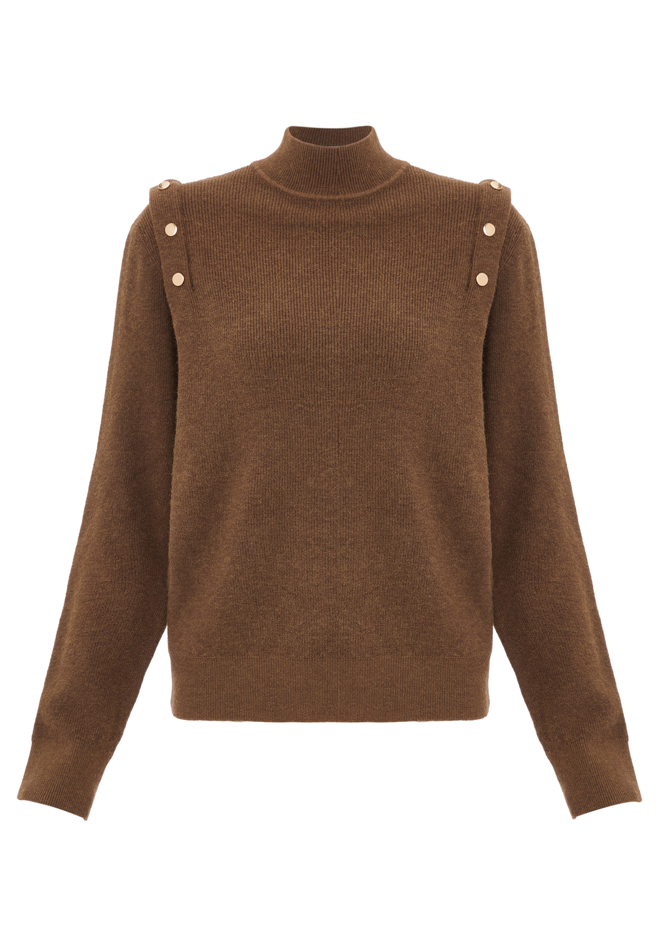 Pull-over paino en marron : devant