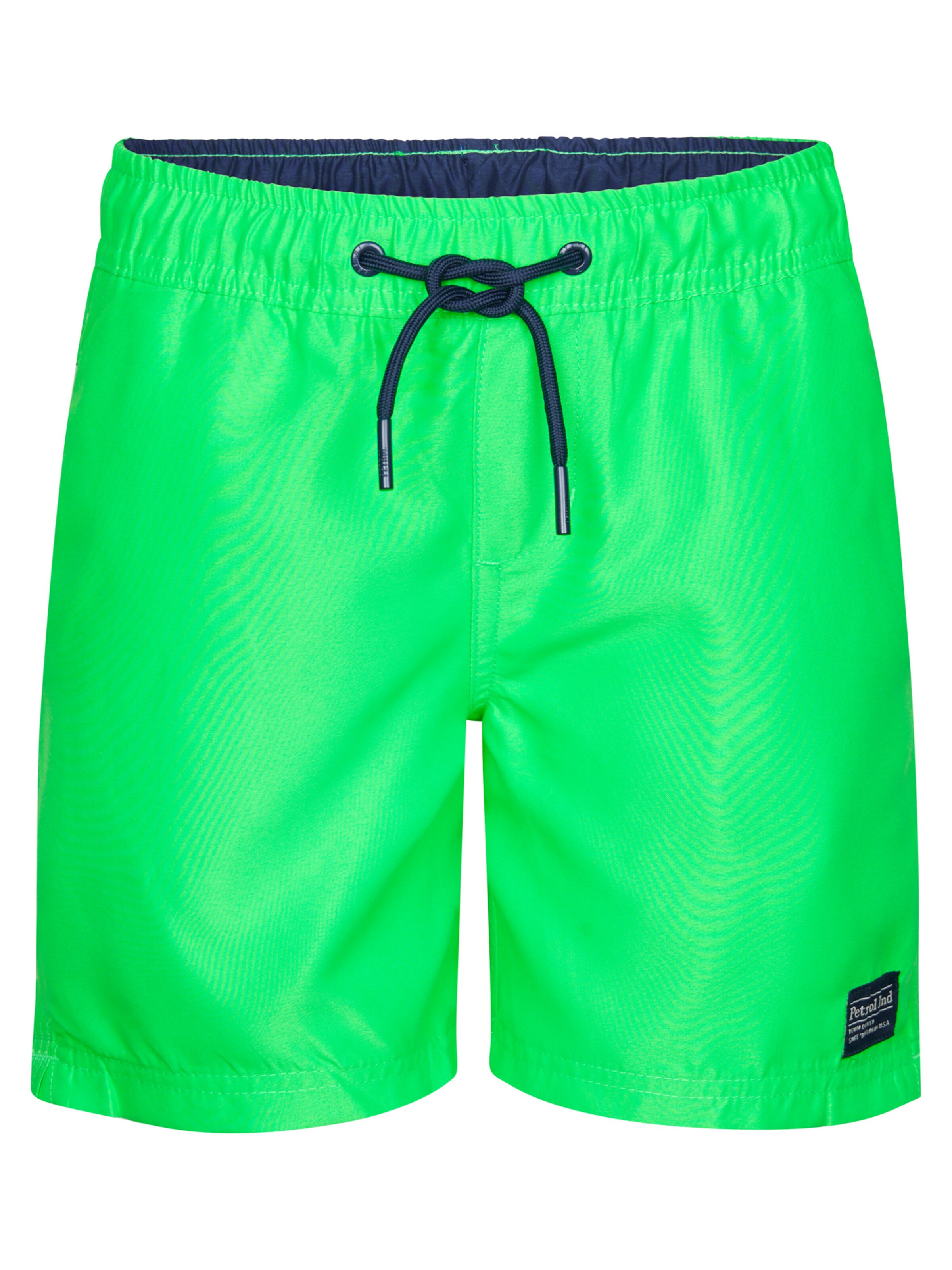 Petrol Industries Zwemshorts 'Palmside' in Groen: voorkant