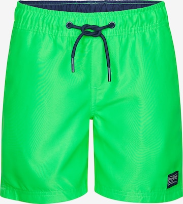 Shorts de bain 'Palmside' Petrol Industries en vert : devant