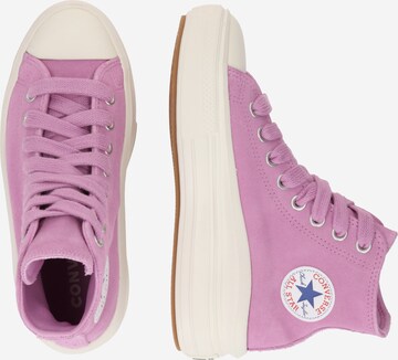 CONVERSE Σνίκερ 'Chuck Taylor All Star Move' σε λιλά