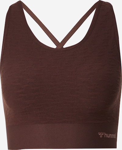 Hummel Soutien-gorge de sport 'Focus Seamless' en chocolat, Vue avec produit