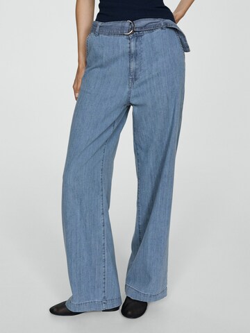 MANGO Loosefit Farmer 'Lea' - kék: elől