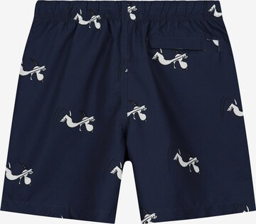 Shiwi Board Shorts 'Snoopy superrr doggg' in Blue