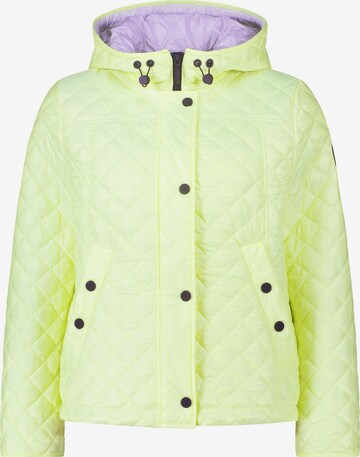 Amber & June Between-Season Jacket in Green: front