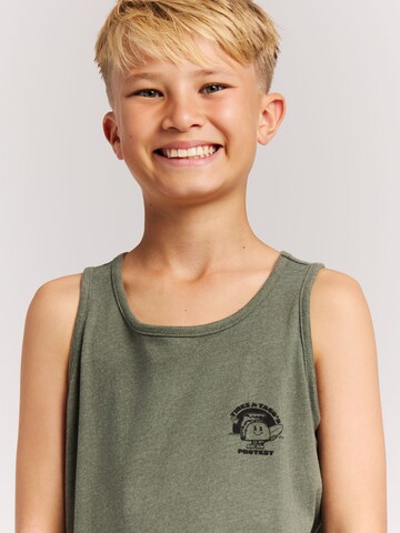 PROTEST Shirt 'PRTRemix JR' in Groen