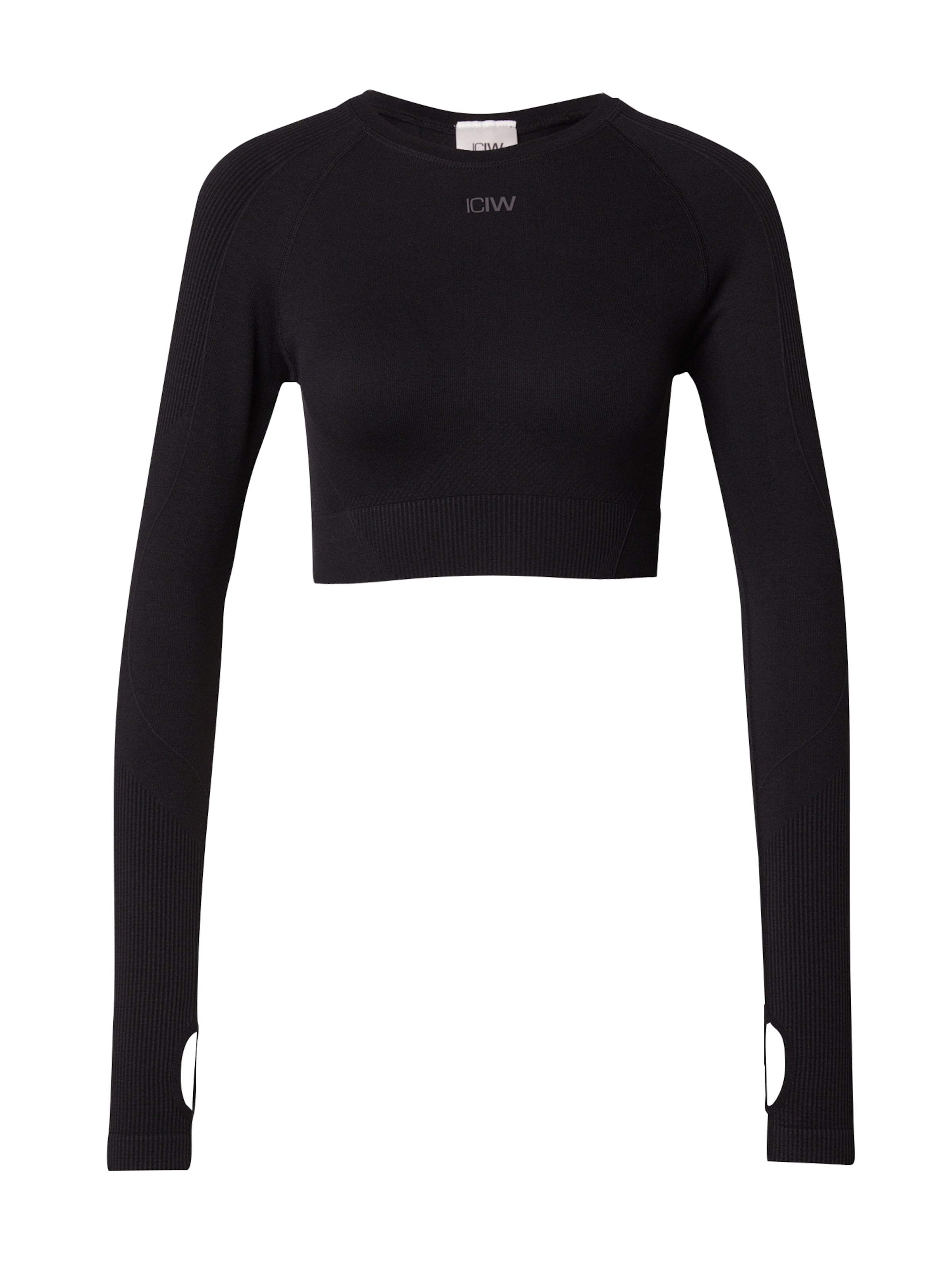 ICANIWILL Funkcionalna majica | siva / črna barva, Prikaz izdelka