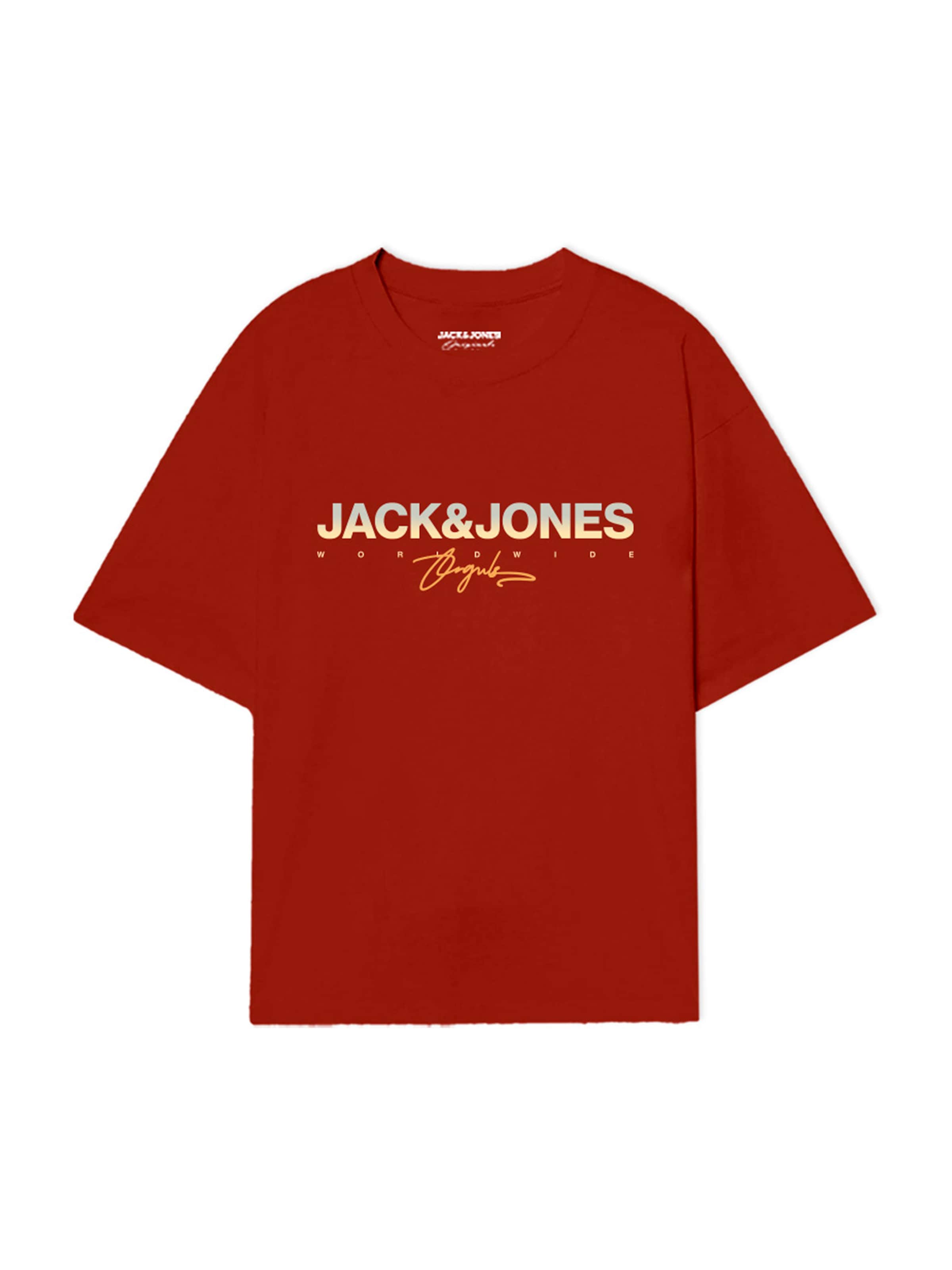 Jack & Jones Junior T-Shirt 'JORCanggu' in Rot: Vorderseite