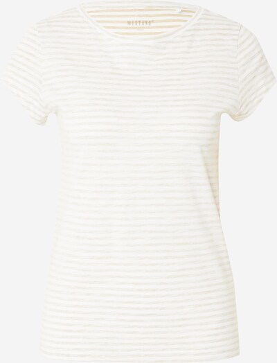 MUSTANG T-shirt 'Lima' en beige / blanc cassé, Vue avec produit