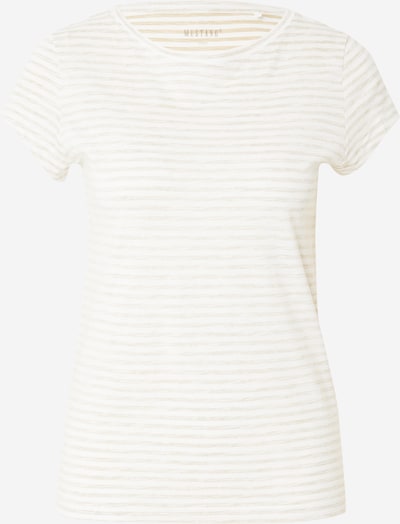 Maglietta 'Lima' MUSTANG di colore beige / offwhite, Visualizzazione prodotti