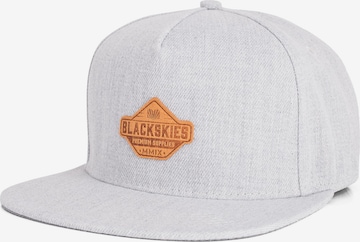 Blackskies Cap 'Essentials' in Grau: Vorderseite