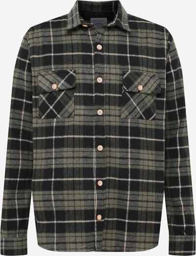 A Fish named Fred Button Up Shirt in Khaki / Black / Off white, Item view