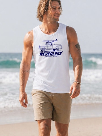 Neverless Shirt 'Surf Dog'‌‌‌‌‌‌ in Weiß