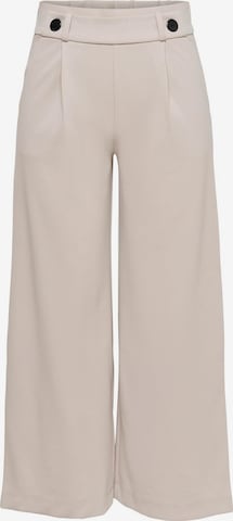 JDY Wide leg Pleat-front trousers 'Geggo' in Grey: front