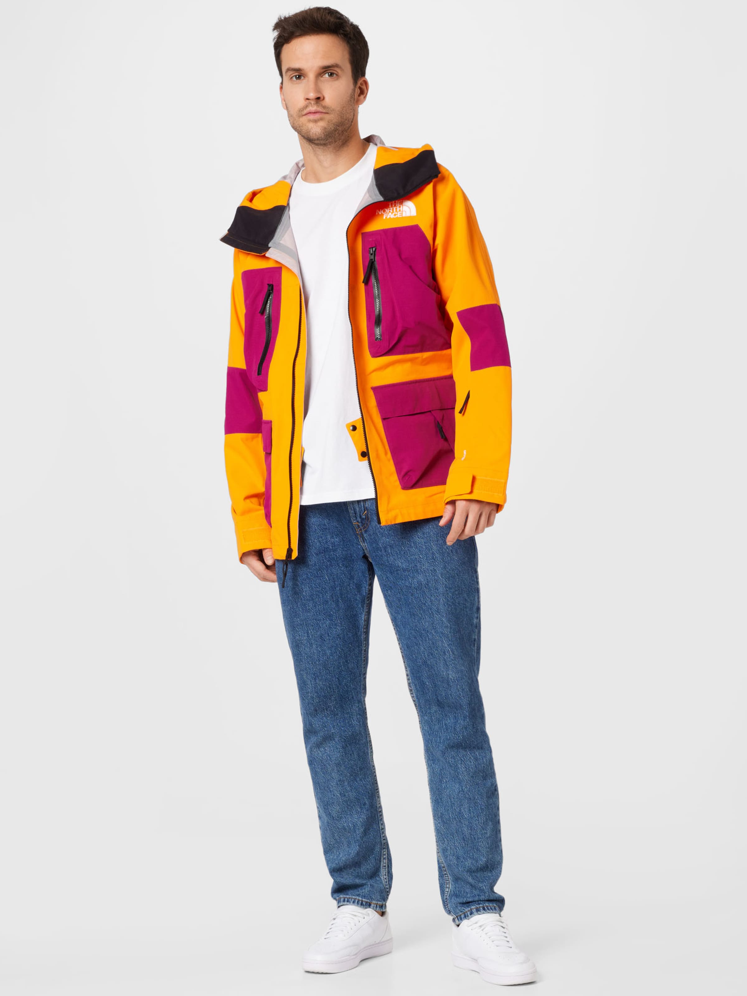 Männer Sportbekleidung THE NORTH FACE Outdoorjacke in Orange - EG23341 Männer Sportbekleidung THE NORTH FACE Outdoorjacke in Orange - EG23341