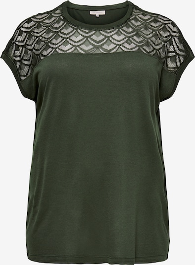 ONLY Carmakoma T-Shirt 'Carflake' in dunkelgrün, Produktansicht