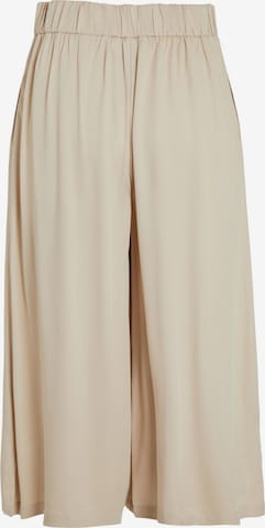 VILA Wide Leg Hose 'Vero' in Beige