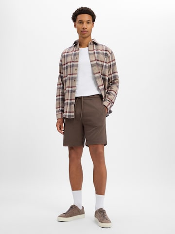 Nils Sundström Regular Broek in Grijs