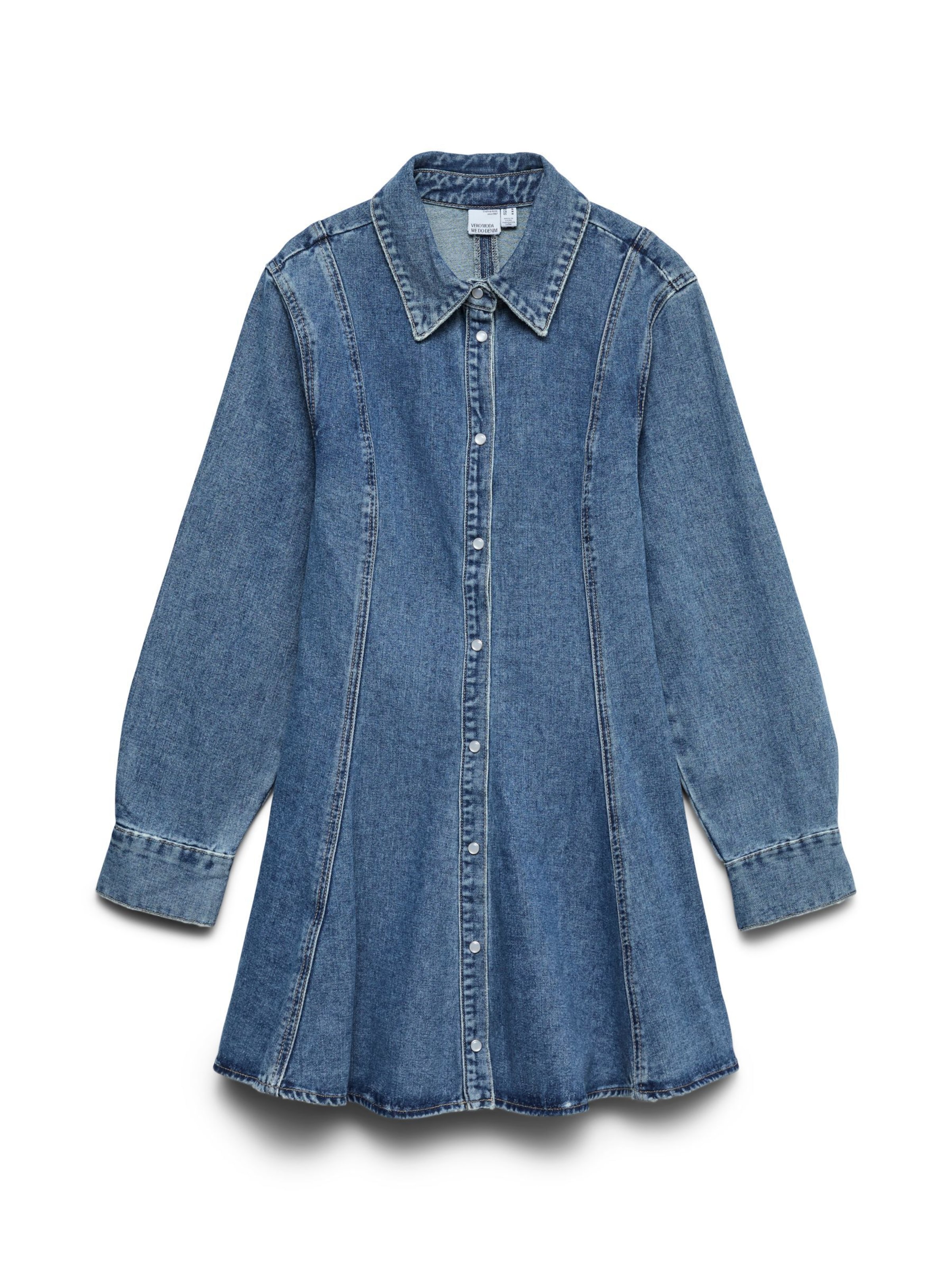 VERO MODA Blousejurk 'VMJESSIE' in Blauw: voorkant