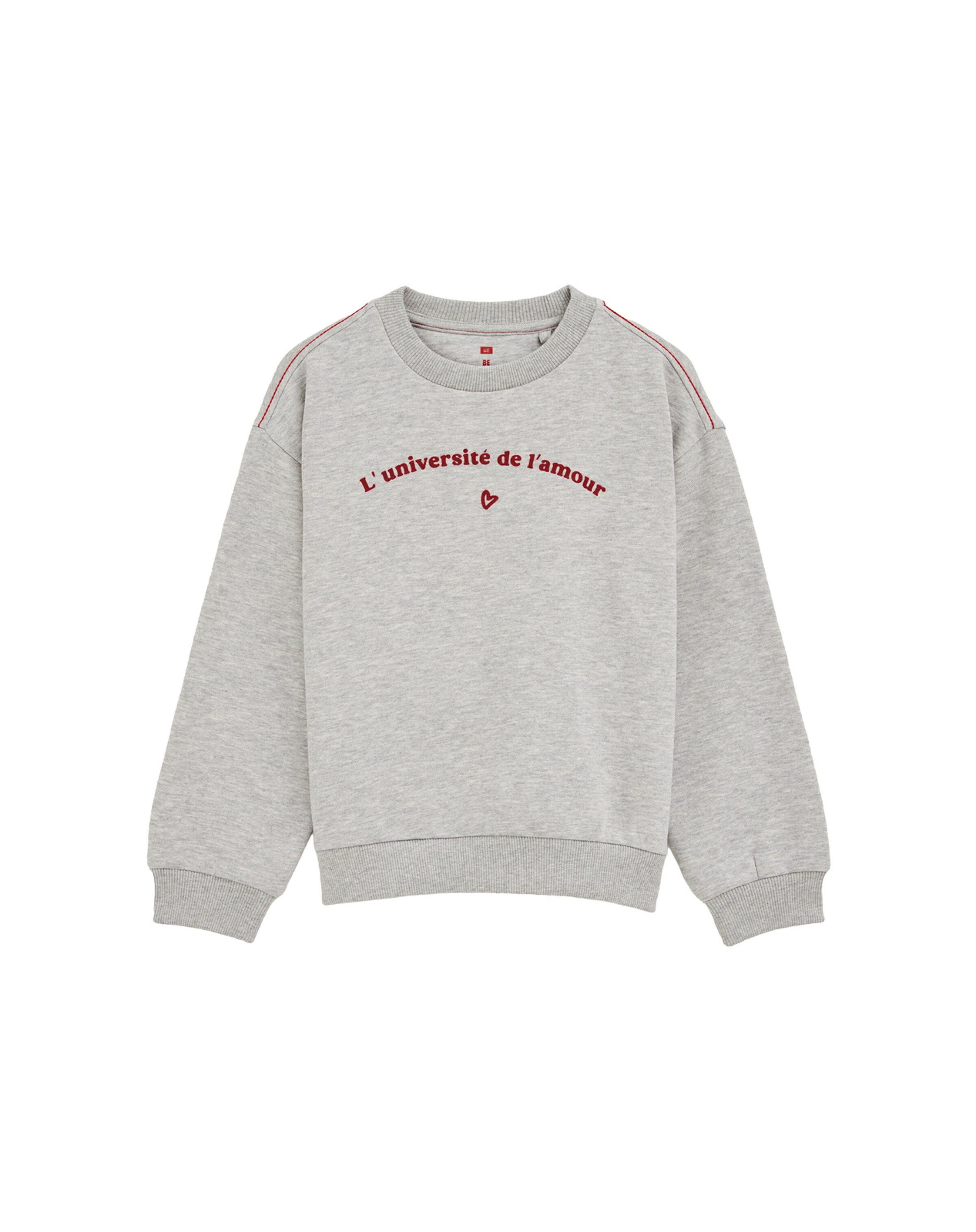 WE Fashion Μπλούζα φούτερ σε γκρι: μπροστά